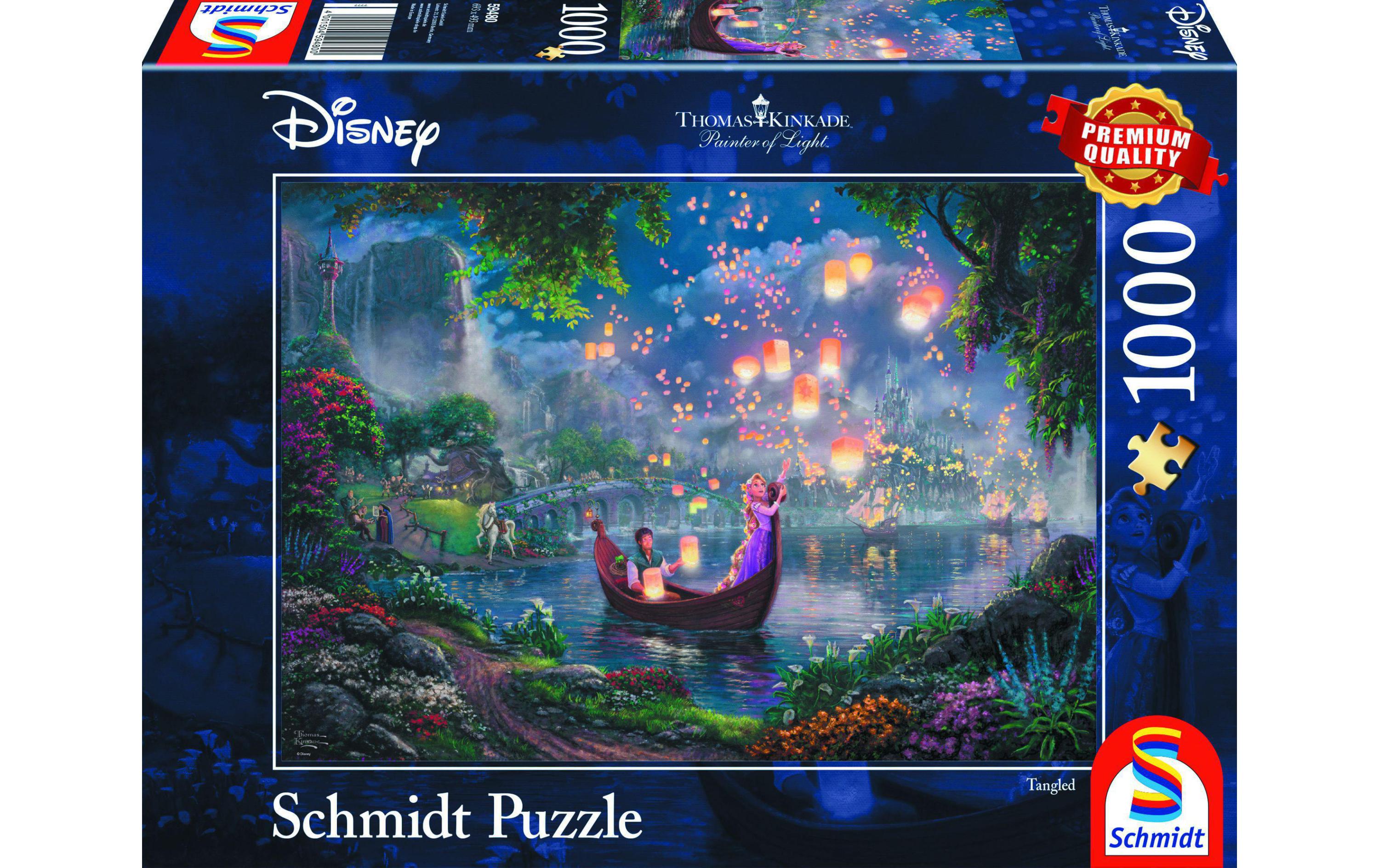 Puzzle Disney RapunzelThomas Kinkade: Maler des Lichts