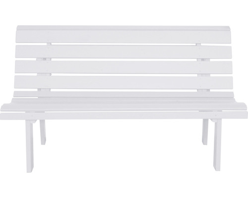 SenS-Line tuinmeubelen Bella tuinbank, 150 x 70 x 87 cm, wit gelakt hout