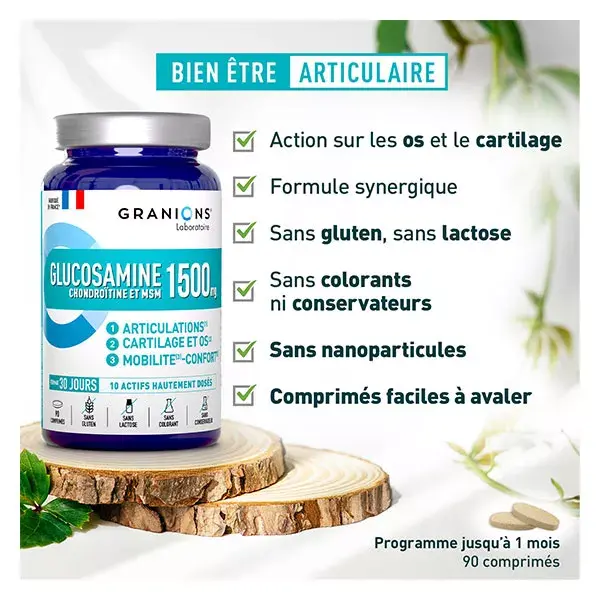 Granions Glucosamina 1500 mg 90 comprimidos