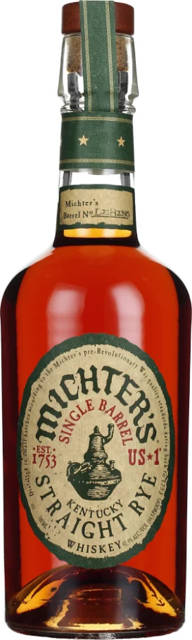 MICHTER'S STRAIGHT RYE WHISKEY 70CL