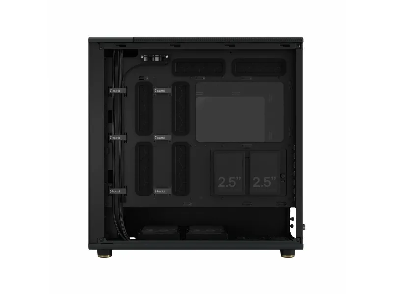 Fractal Design North XL - Tower - udvidet ATX - sidepanel med vindue (hærdet glas) - ingen strømforsyning (ATX) - charcoal black - USB/Audio/Mic