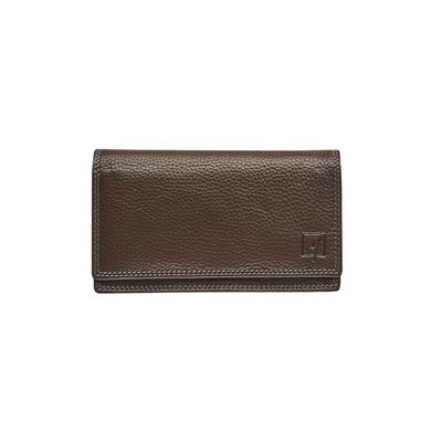 Porte-monnaie accordéon Dakota - brun - label M