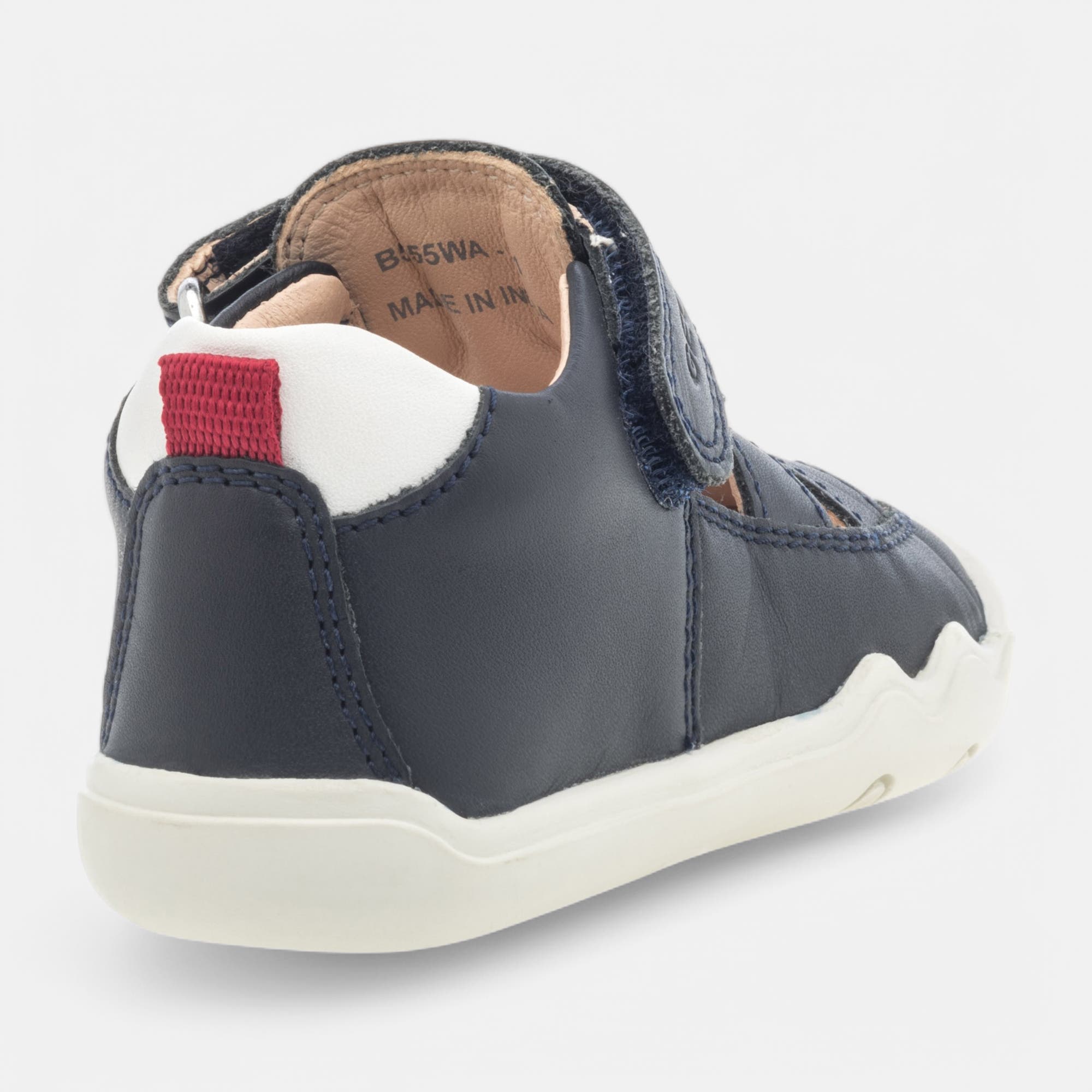 Babies Bébé garçon en cuir bleu marine