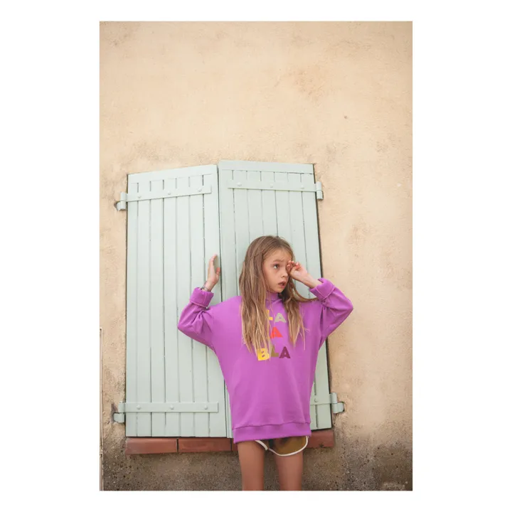 Marlot Paris Sweat Poppy Blablabla | Vieux Rose