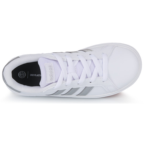 Adidas Sportswear - GRAND COURT 2.0 K - Blanc / Argent