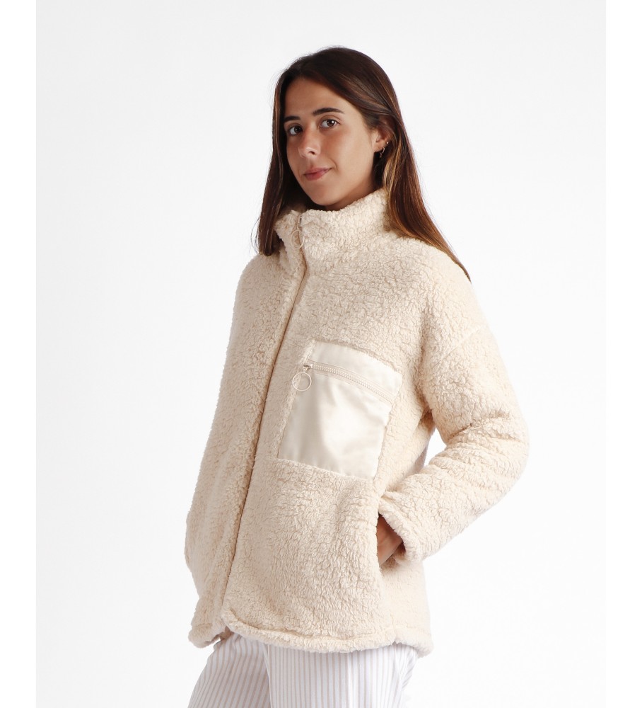 Robe de banho Admas Soft Home Warm de manga comprida, bege