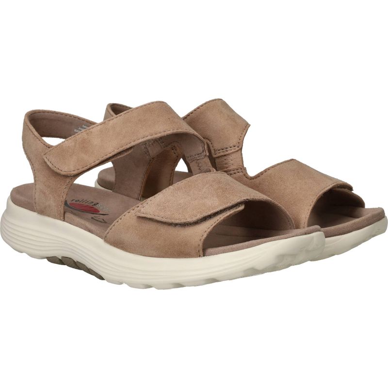 Gabor Rollingsoft Sandalen Taupe Dames