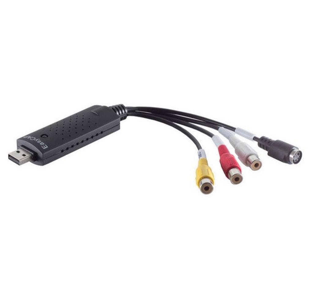 Adapter Audio/Digital GrabberAudio-/Video-Grabber zum Digitalisieren und Bearbeiten Ihrer Daten