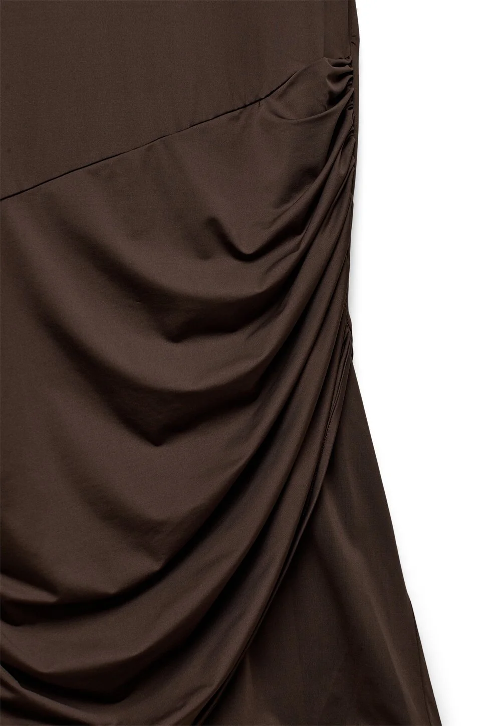 BLANCHE  Comfy Drape kjole - Chocolate Martini