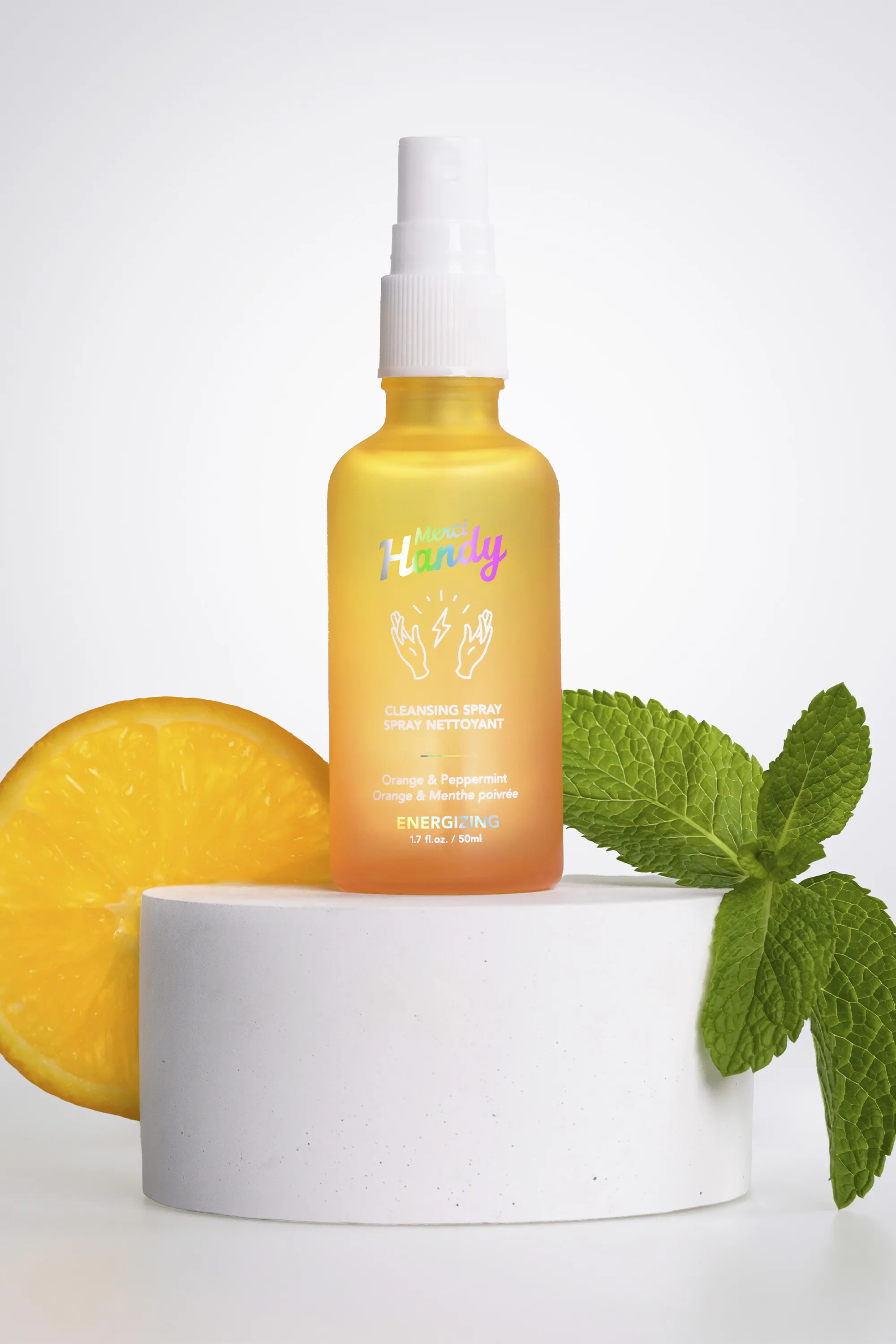 Merci Handy Spray nettoyant mains énergisant-50 ml