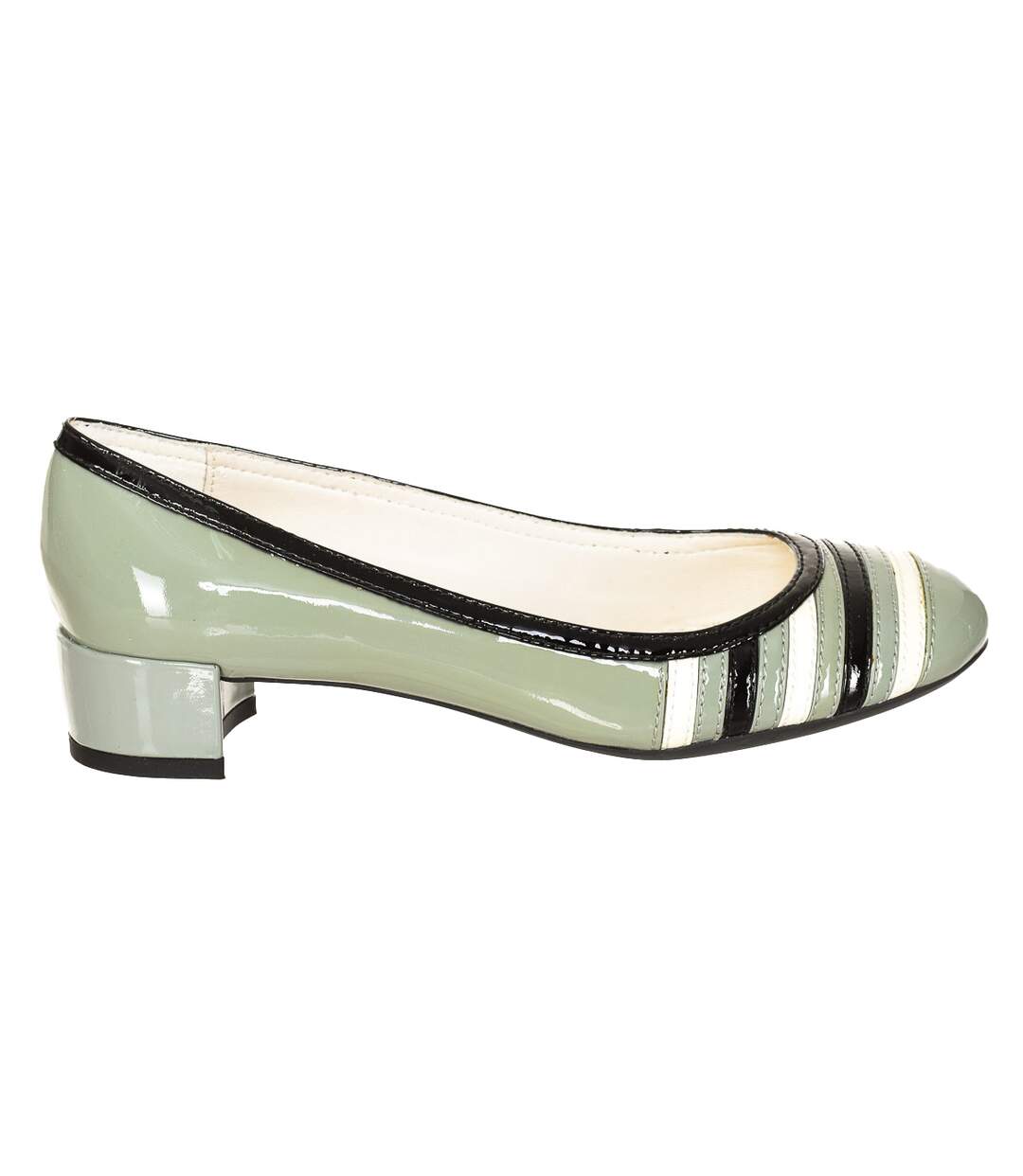 Woman leather heel ballerina