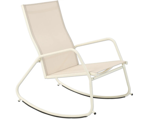 Brody tuinschommelstoel, 68 x 91 x 97 cm, staal, beige