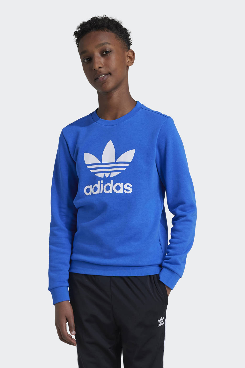 adidas sweater Trefoil kobalt