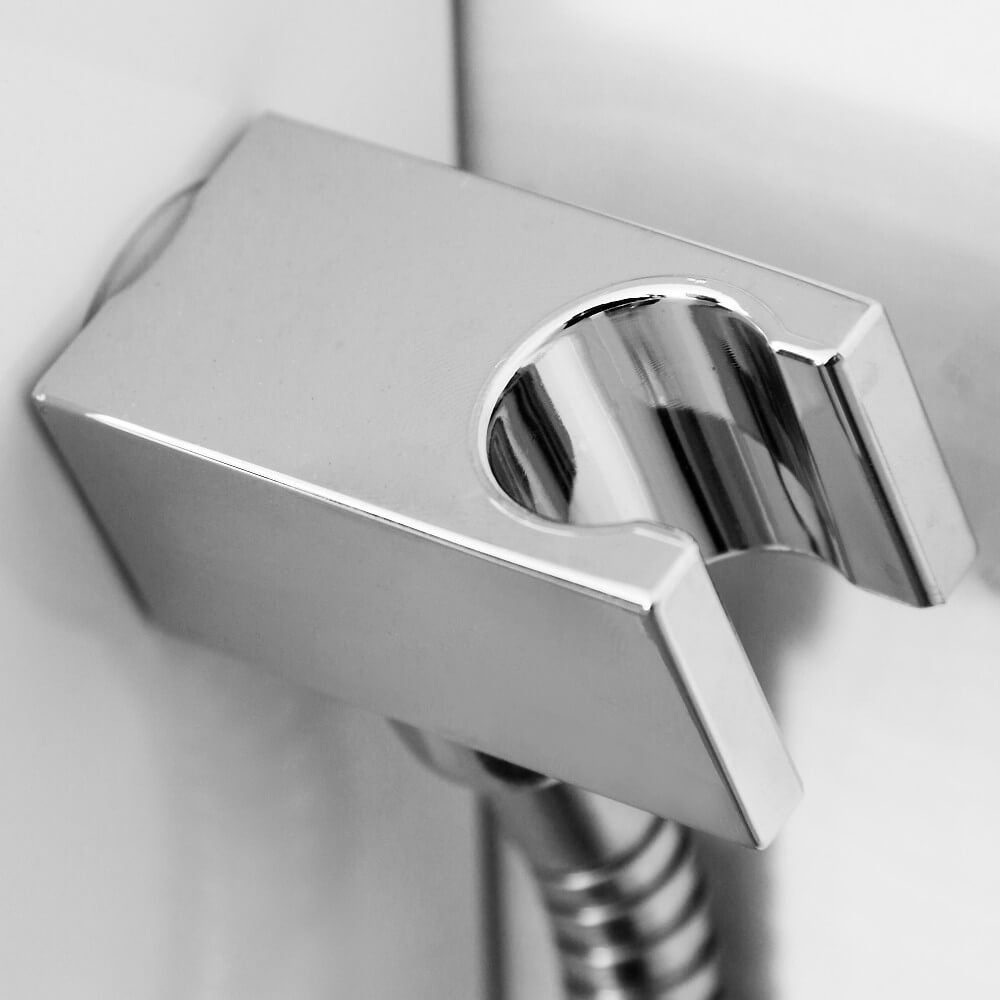 Home Deluxe - Douchepaneel - CASCATA Wit - Afmetingen: 142 x 20 x 50,5 cm, incl. regendouchekop en complete accessoires