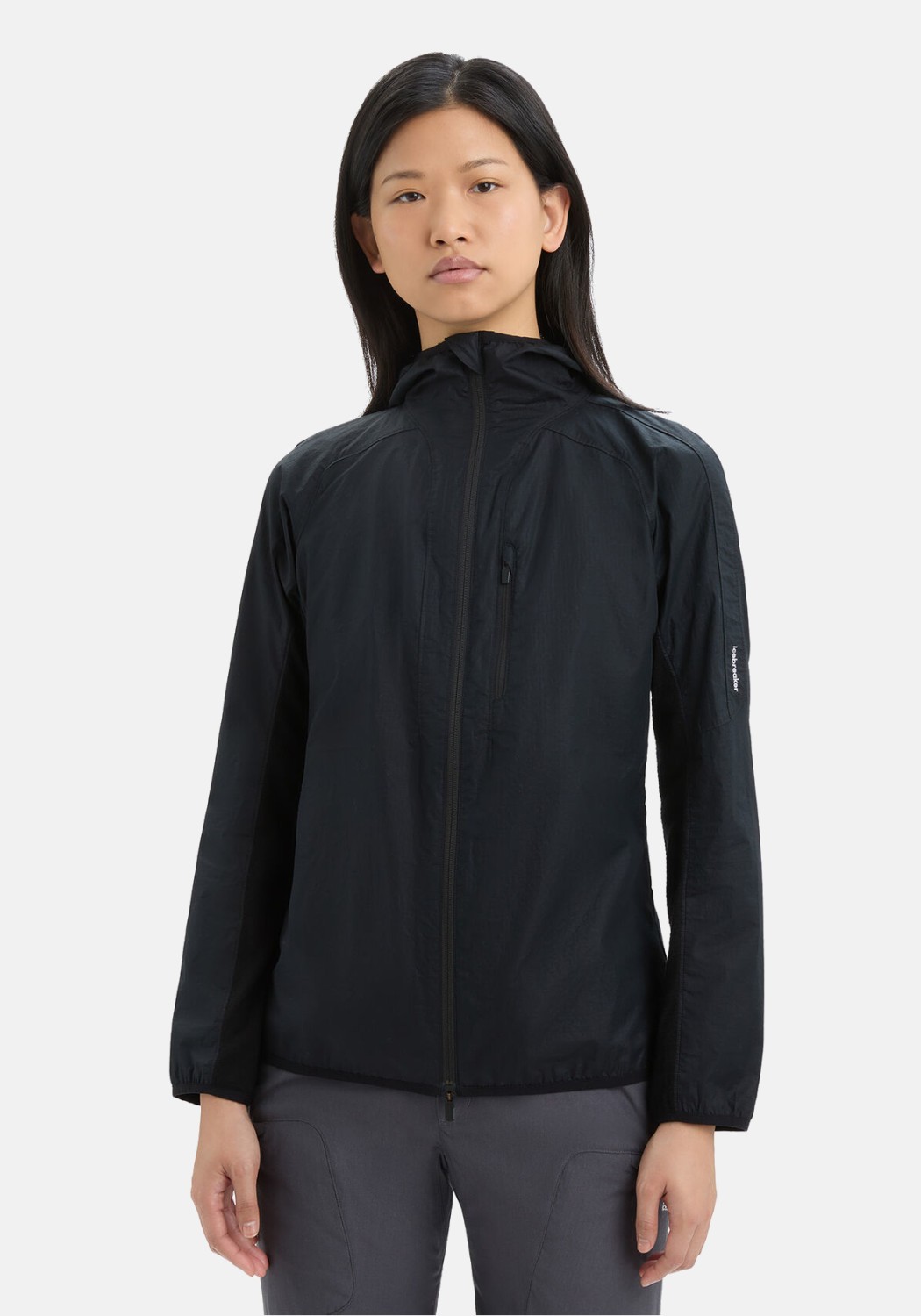 Icebreaker Damenjacke Shell  Windbreaker Black