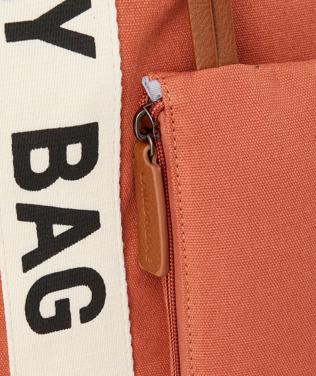 CHILDHOMECANVAS FAMILY BAG SIGNATURE TERRACOTTA