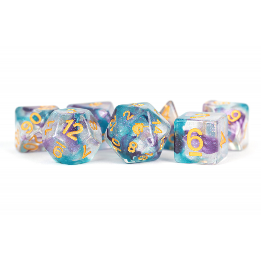 Set de 7 Dés JDR - Licorne