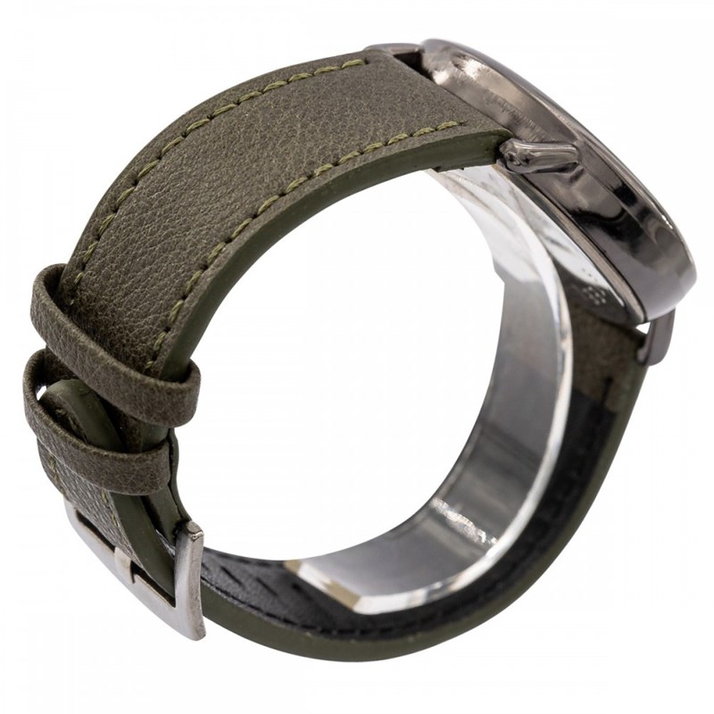 Montre Homme CHTIME bracelet Cuir Vert