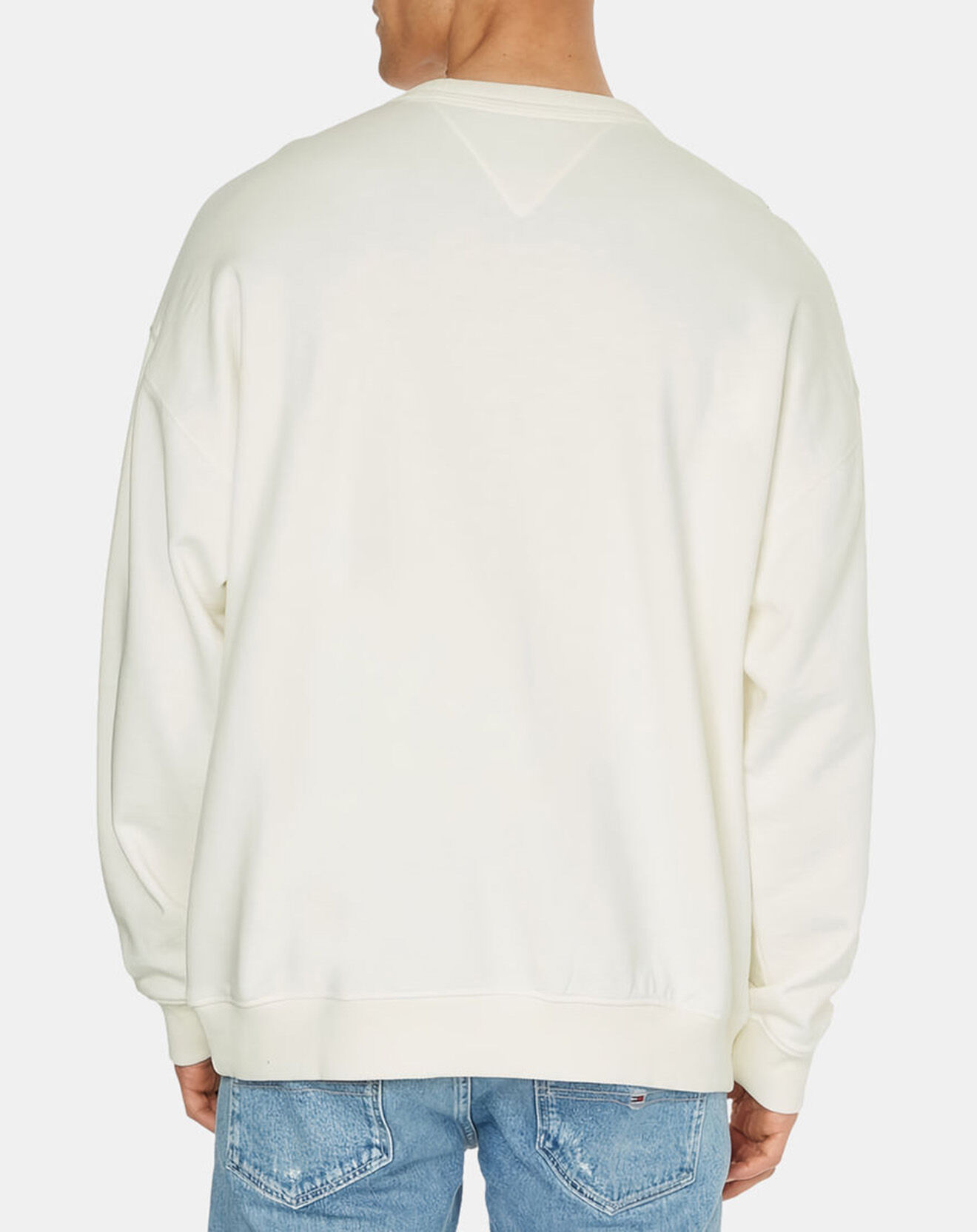 Tommy Jeans Sweat Reverse Slub blanc