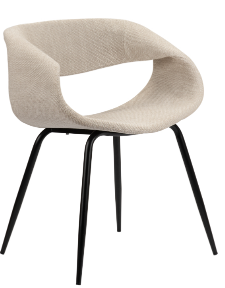 Eetkamerstoel Wally Beige 2 stuks