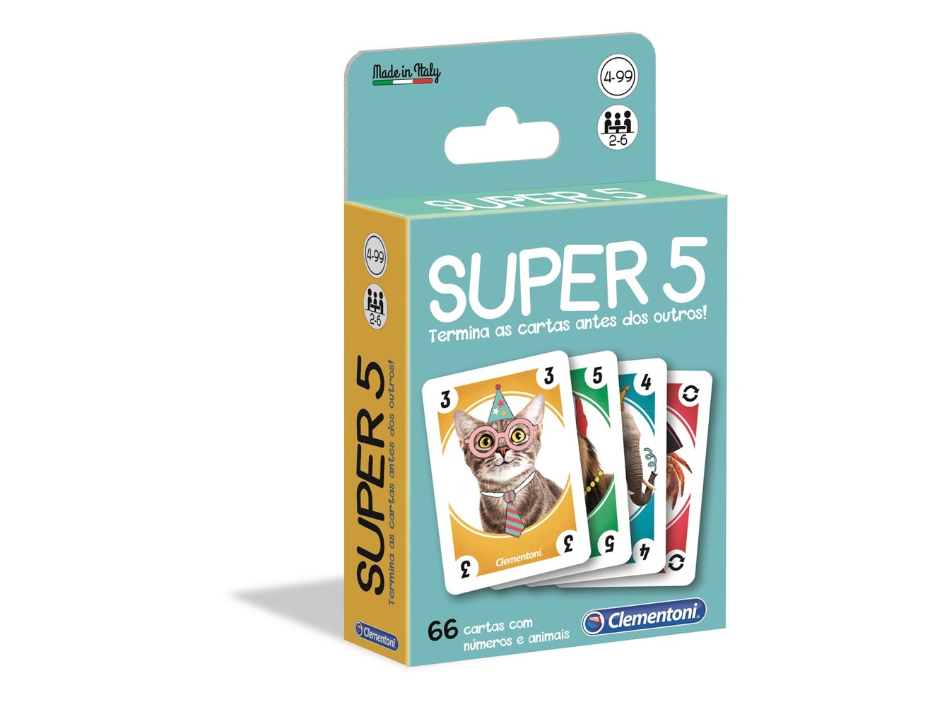 JOGO CARTAS CLEMENTONI SUPER 5
