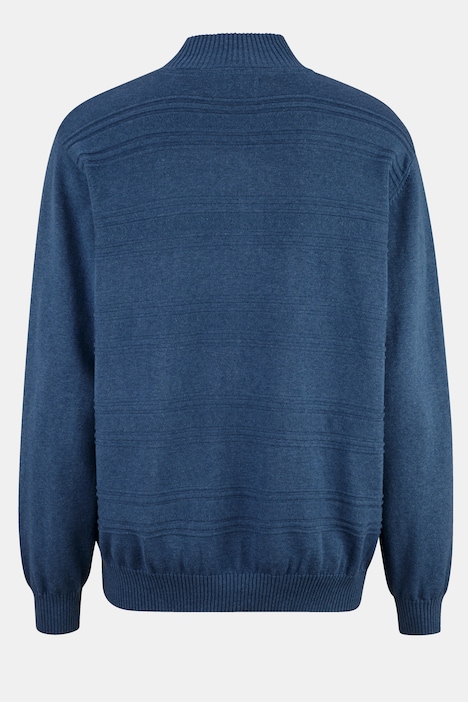 Boston Park Strickjacke, Stehkragen, Strukturringel, bis 72/74