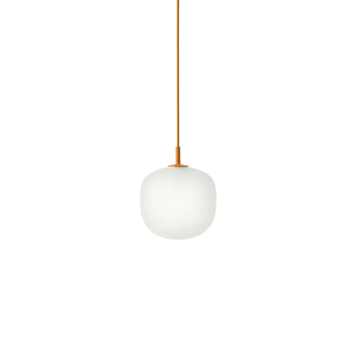 Muuto - Rime Pendelleuchte Ø 18 cm, opal / orange