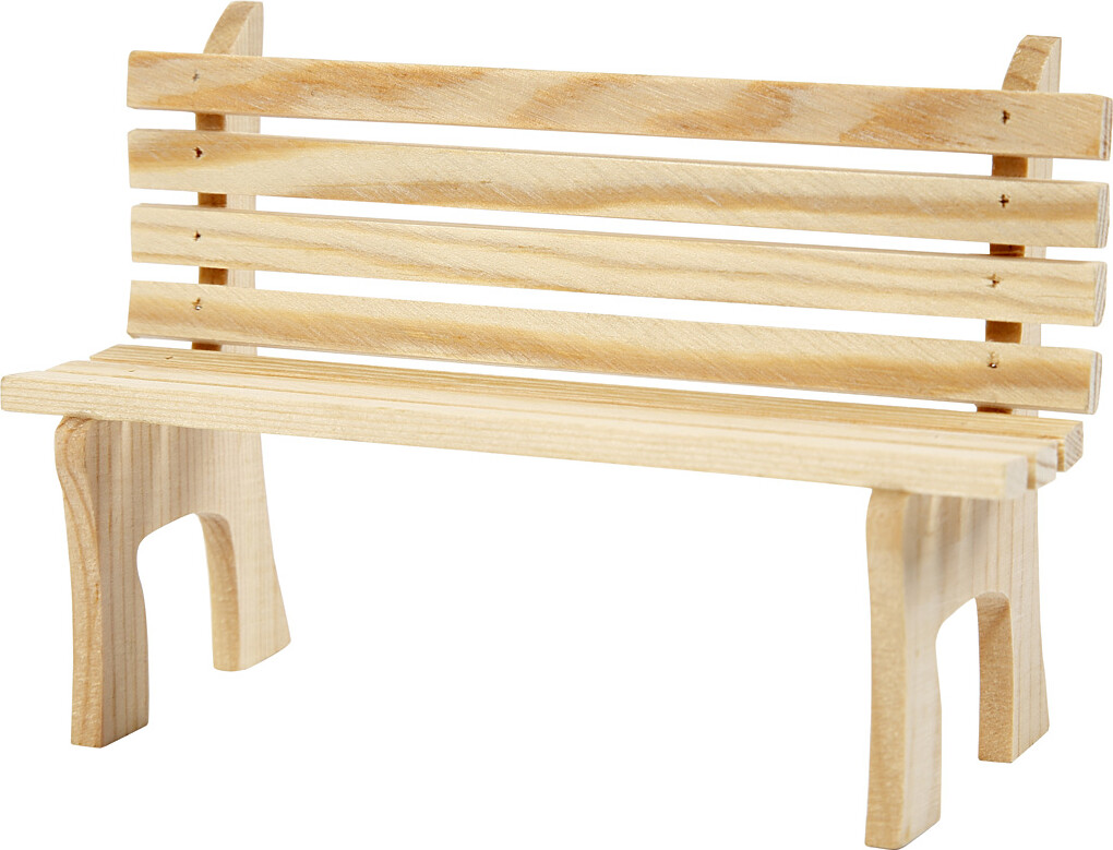 Minimøbler - Stol - Bænk - Gyngestol - Bord - Barnevogn - H 5,8-10,5 CM - 50 Stk