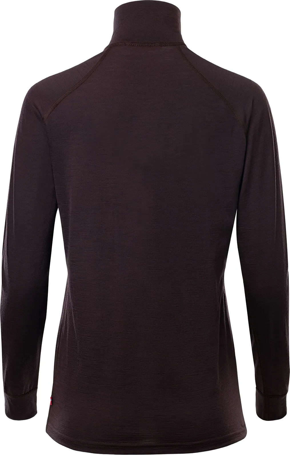 Aclima Women's LightWool 180 Polo with Zip Chocolate Plum