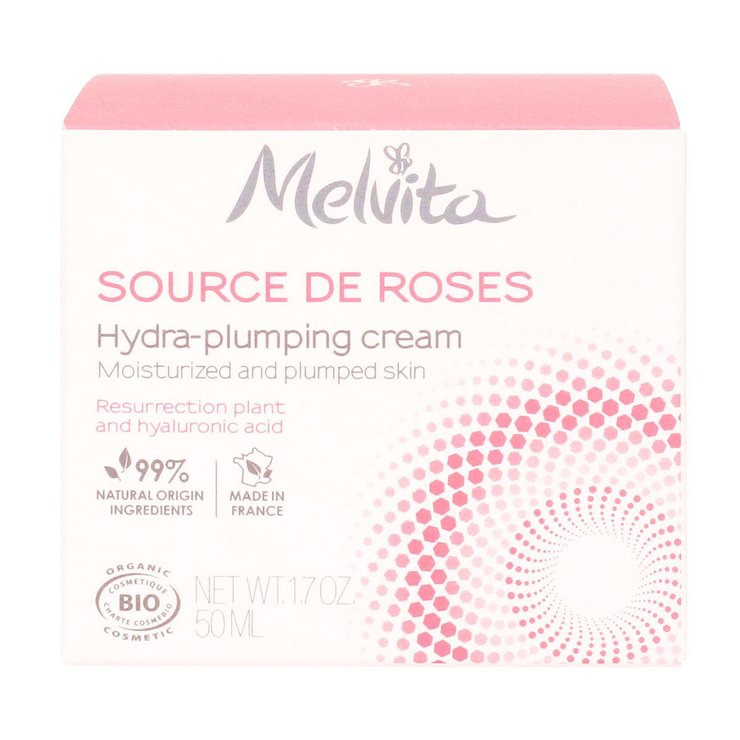 Source de roses crème hydra-repulpante bio 50ml