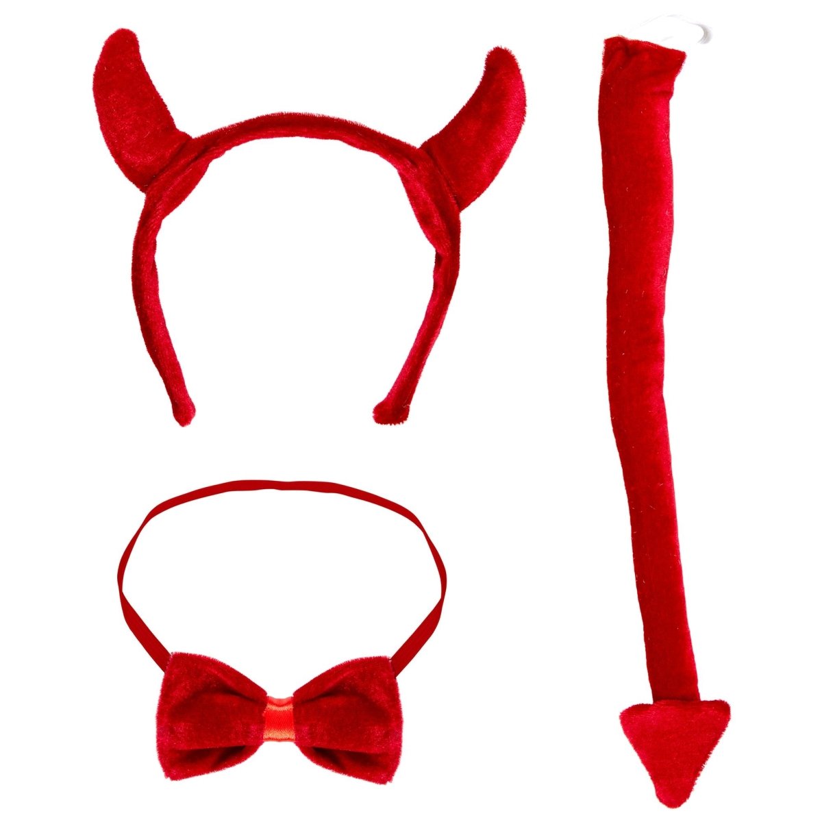 Halloween Accessoireset Rood Duivel