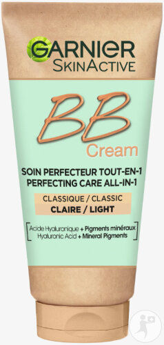 Garnier SkinActive BB Crème Soin Miracle Perfecteur All-In-1 Peaux Claires Tube 50ml