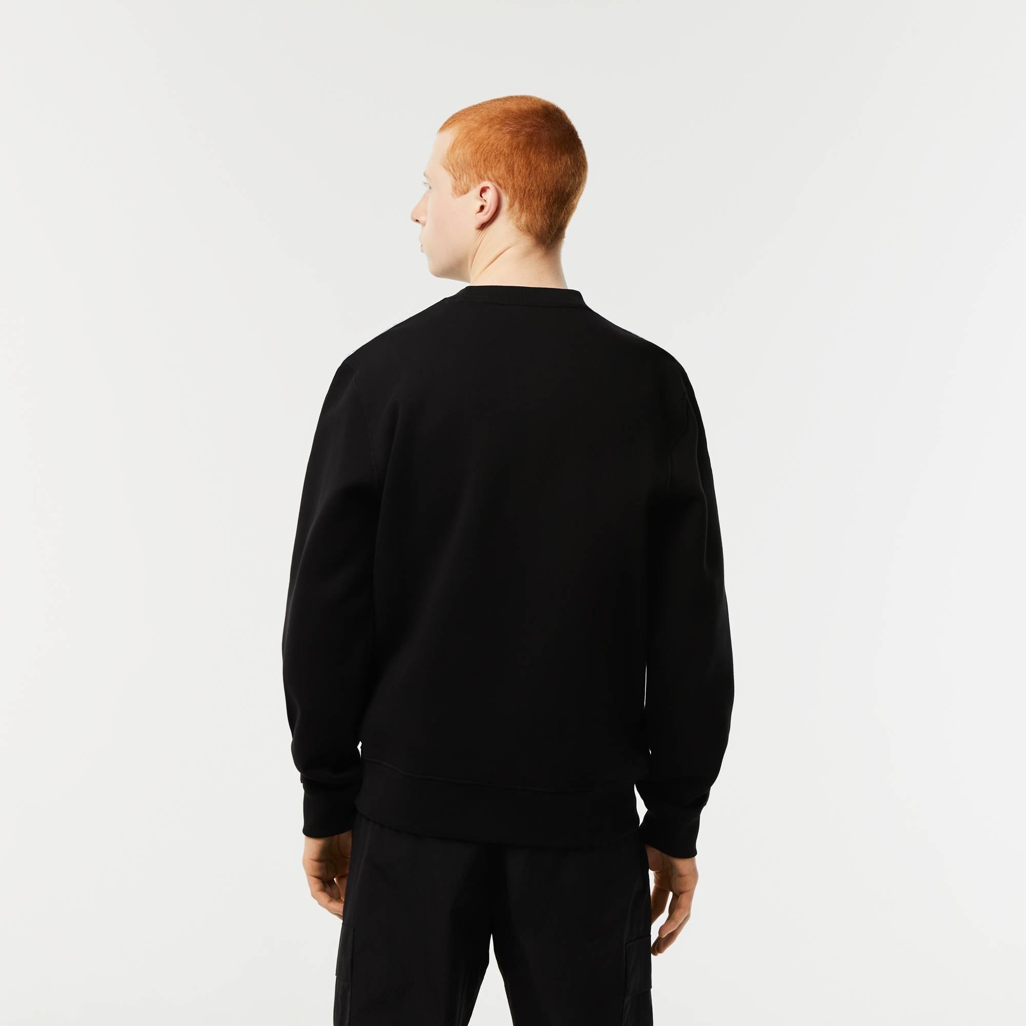 Lacoste Logo Stripe Sweatshirt