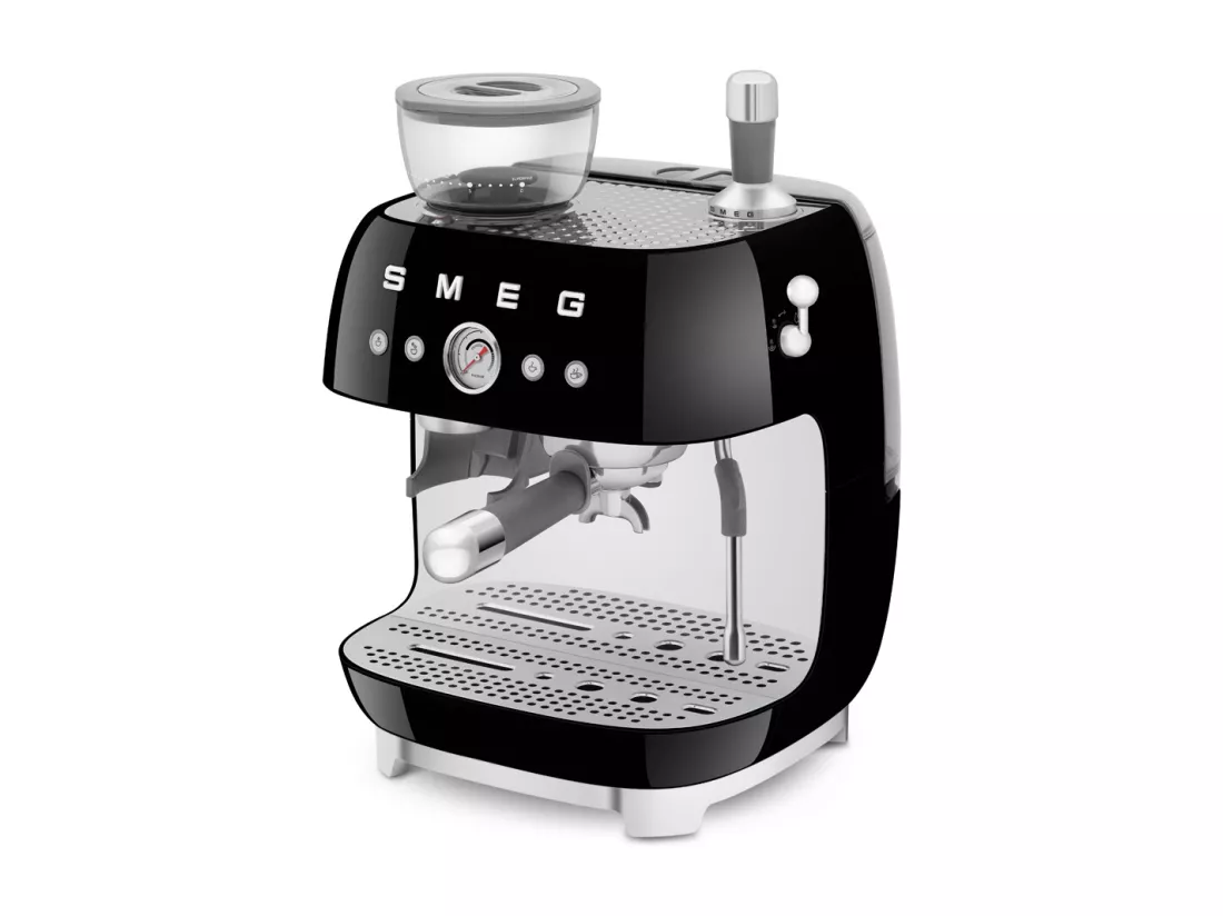 Machine à café combinée Expresso Années 50 noir