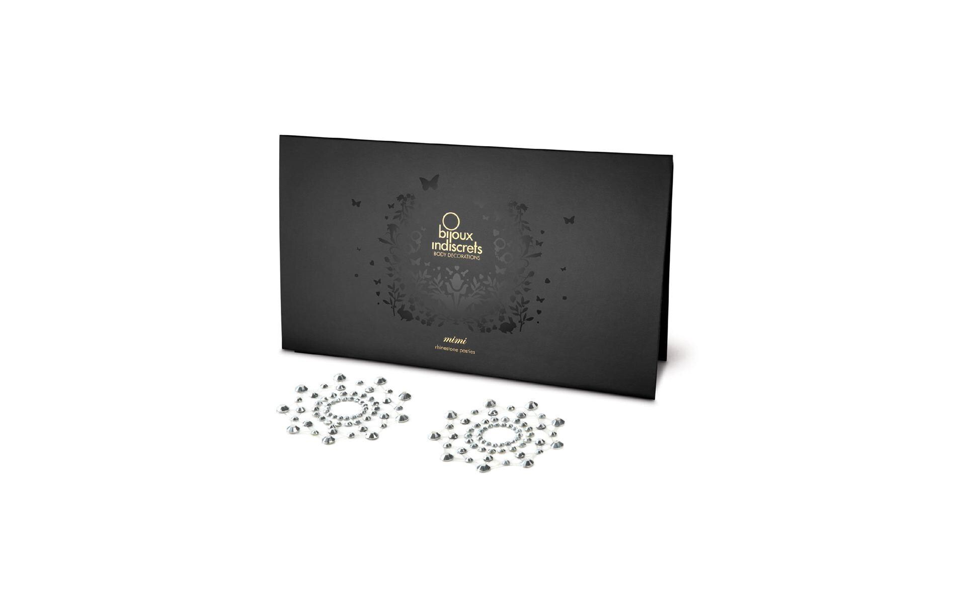 Mimi Shinestone Pasties SilberErotischer Schmuck