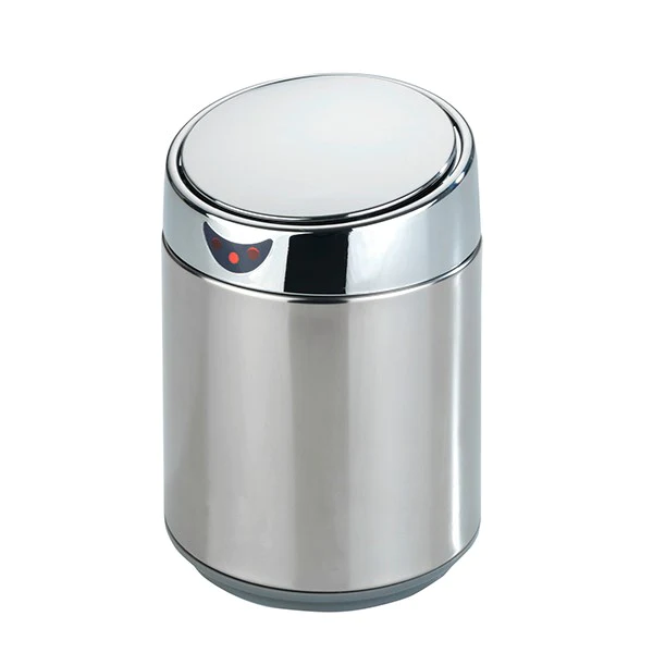 Poubelle cosmétique à capteur Senso Chrome en inox Wenko by Maximex