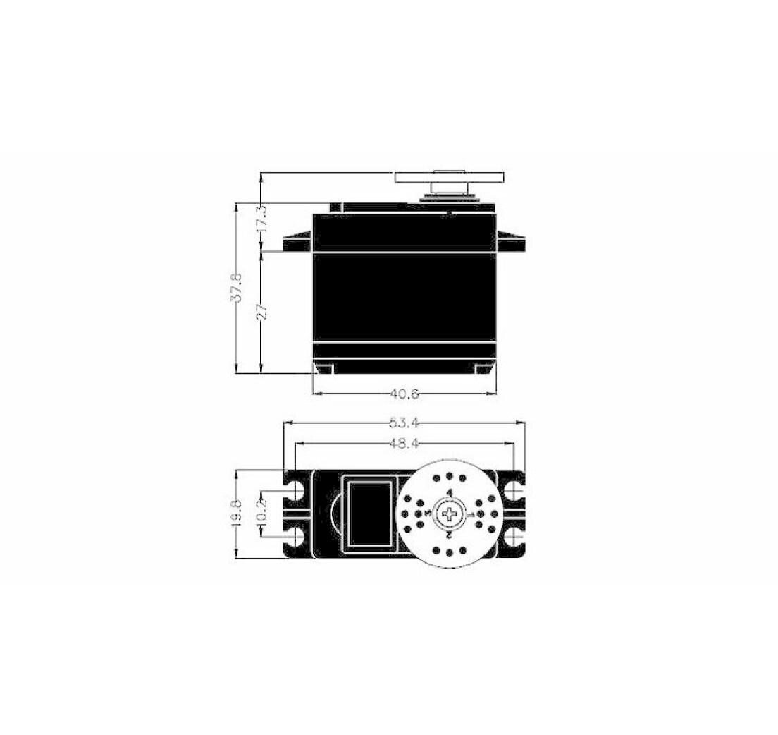 Servo HS-5625MG, 79 Ncm DigitalStandard Servo
