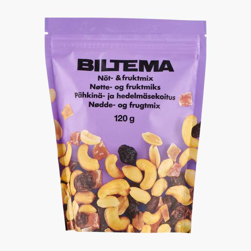 Nøtte- og fruktmiks, 120 g