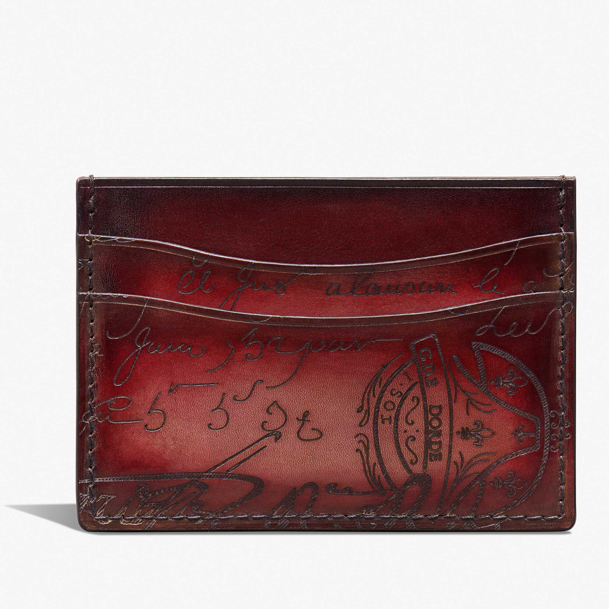 Porte-Cartes Bambou Neo En Cuir Scritto