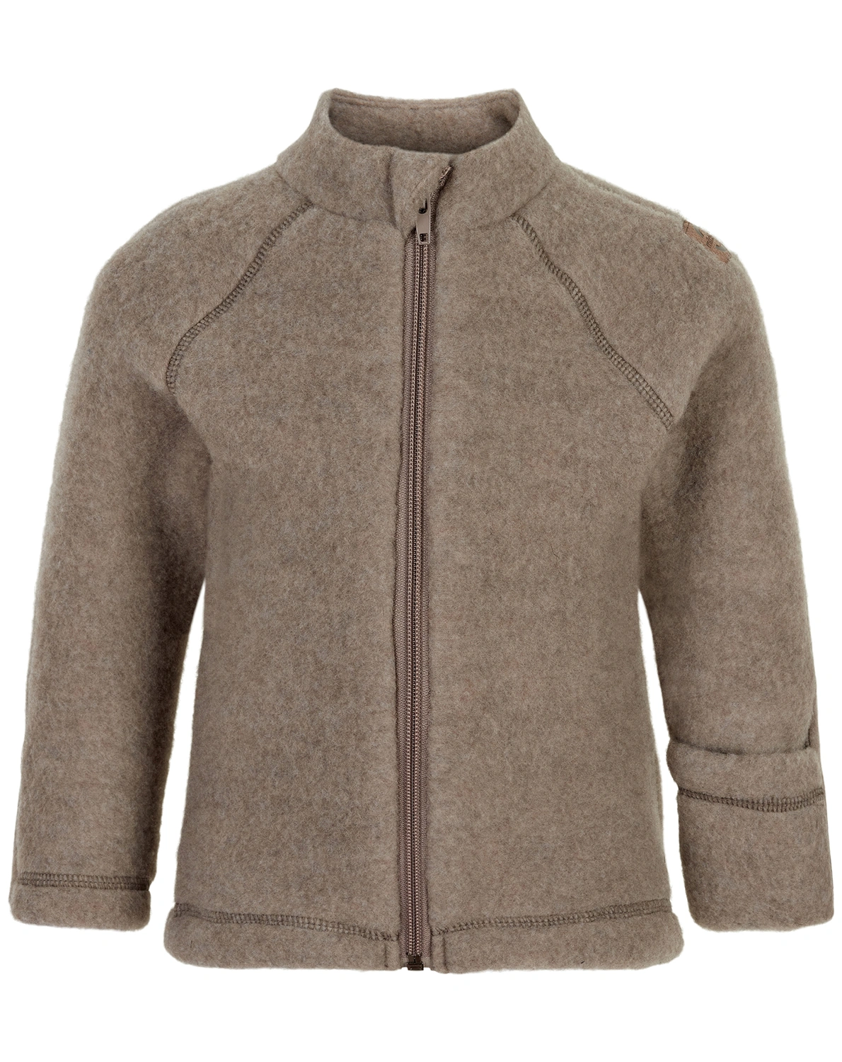 Wollfleece-Jacke MERINO SOFT in melange denver