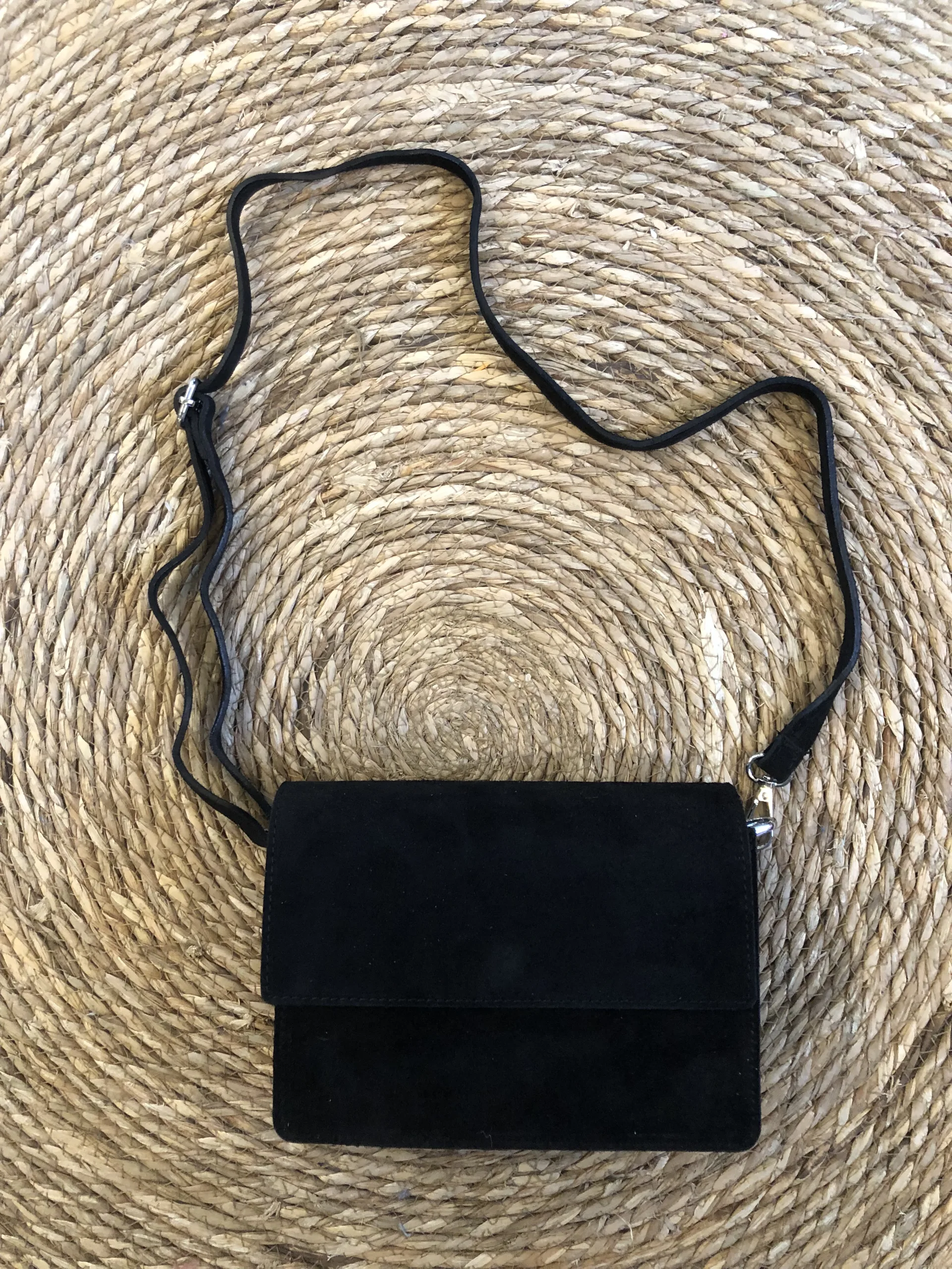 Tyra Bag - Suede Zwart