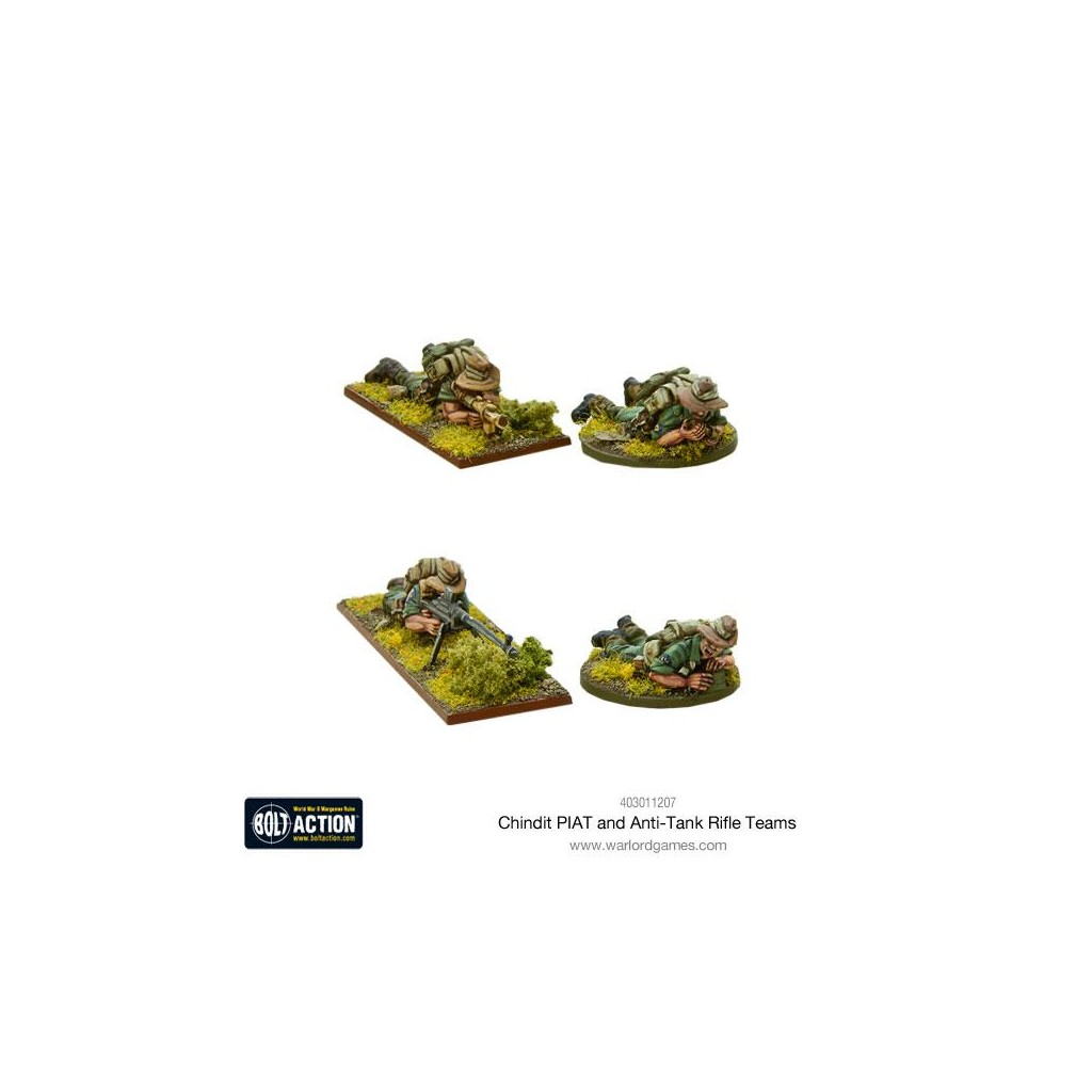 Bolt Action - Chindit PIAT and Anti-tank Rifle Teams
