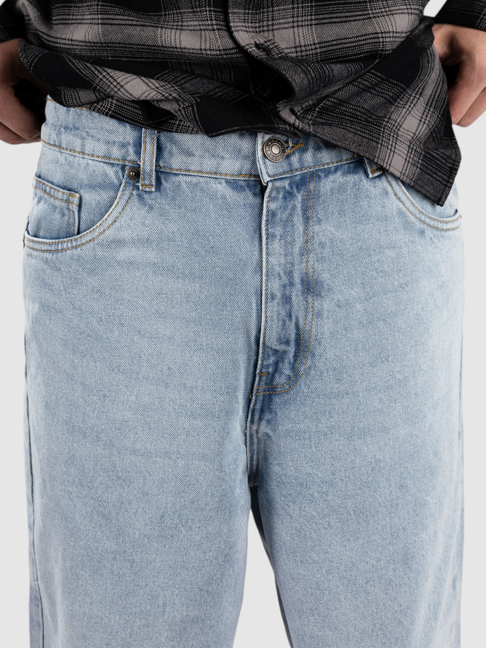 Urban Classics Heavy Ounce Baggy Jeans new lightblue washed