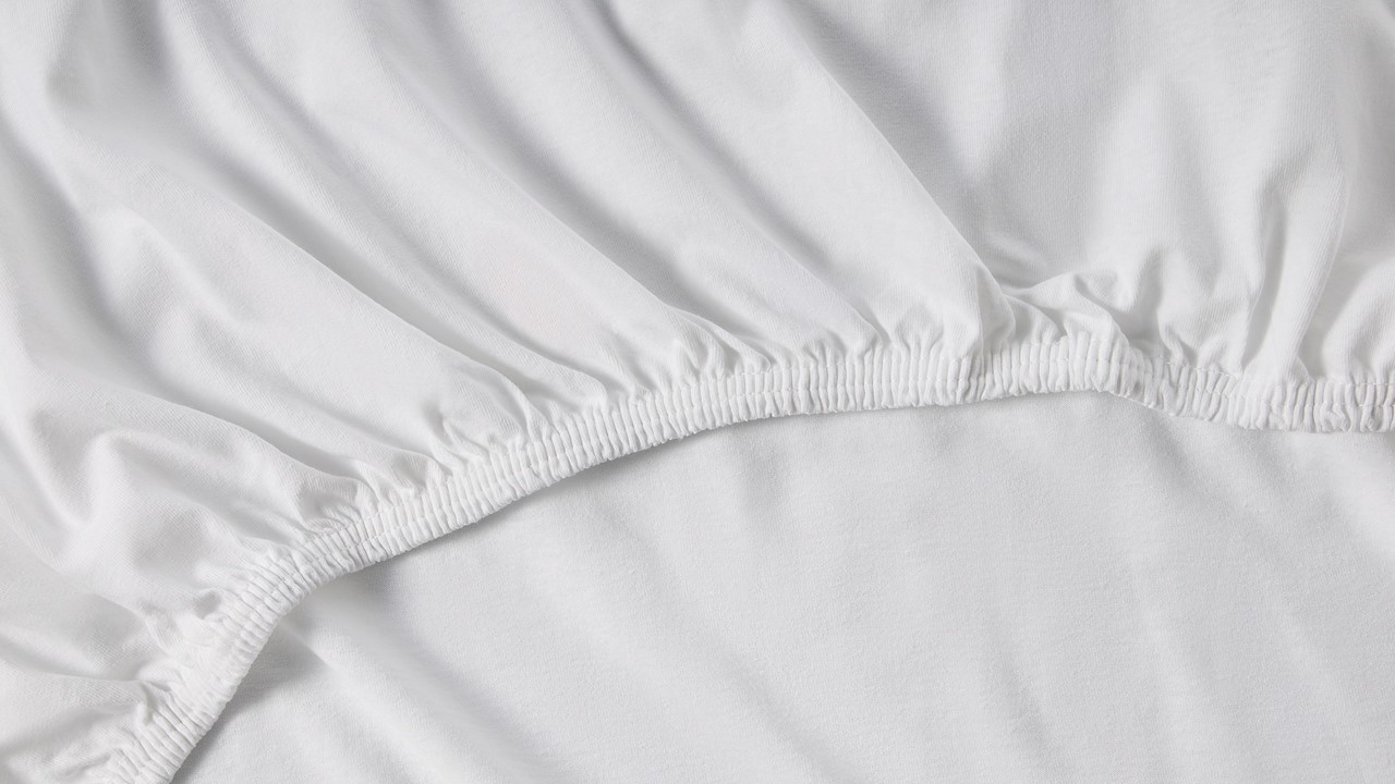 Hoeslaken Beter Bed Select Jersey topper wit