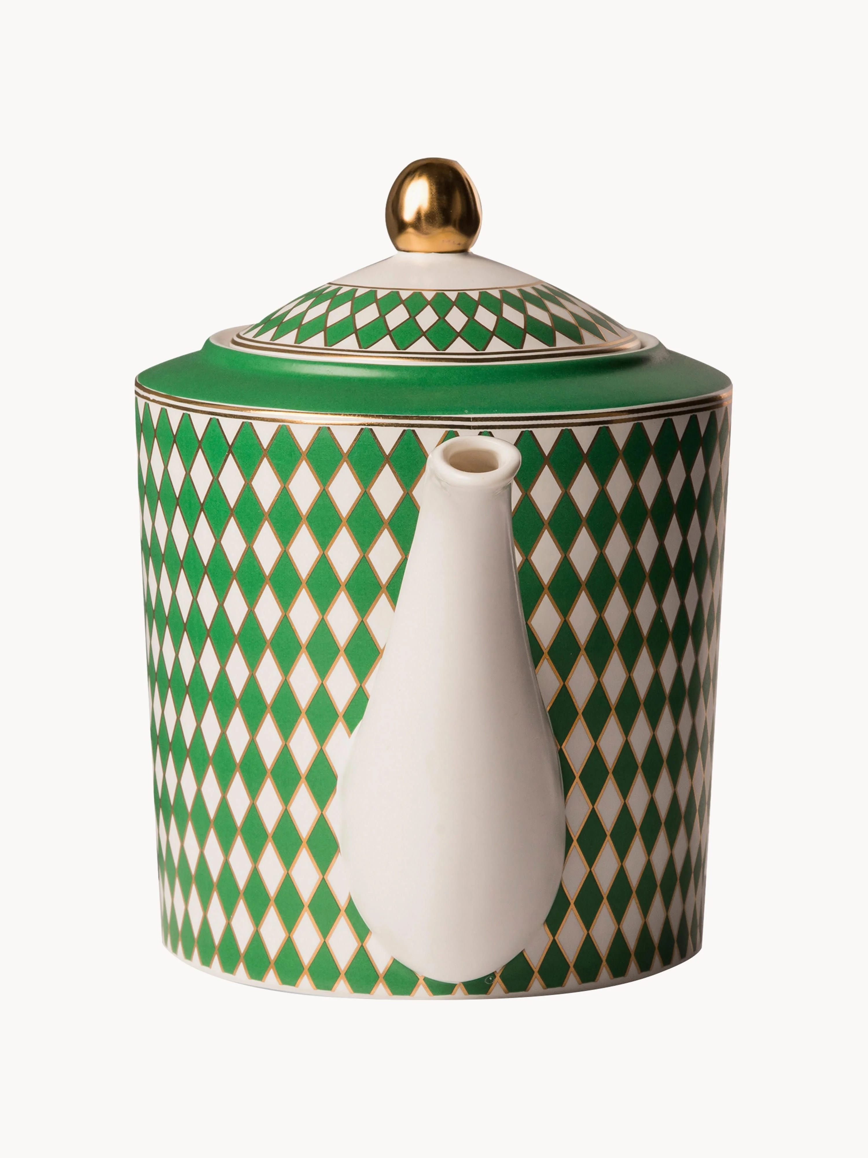 Handgemaakte porseleinen theepot Chess, 1.1 L