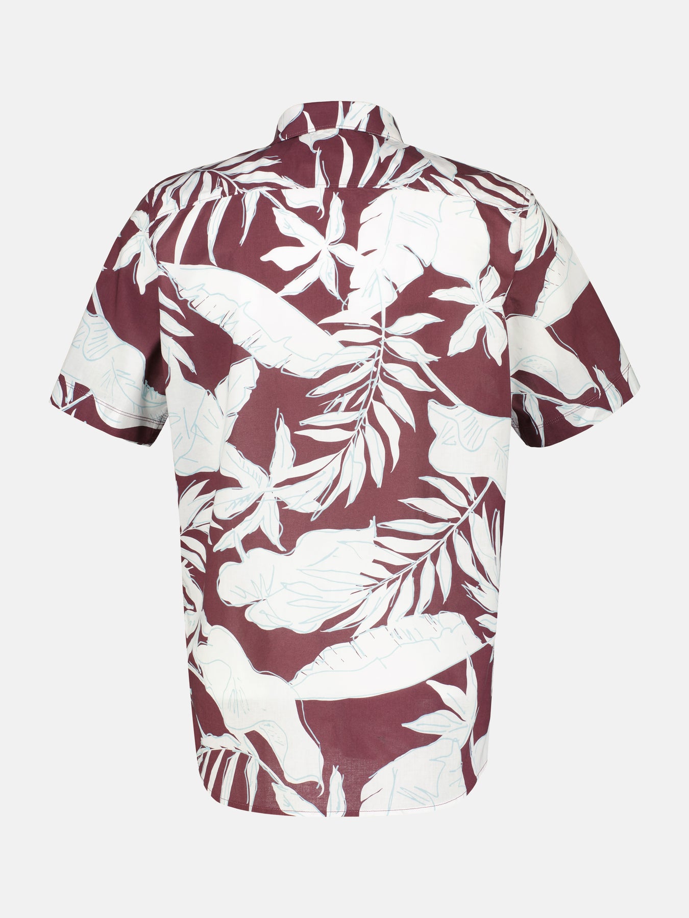 Halbarmhemd mit floralem Print
