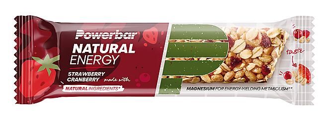 POWERBAR - BARRE NATURAL ENERGY FRAISE CANNEBERGE