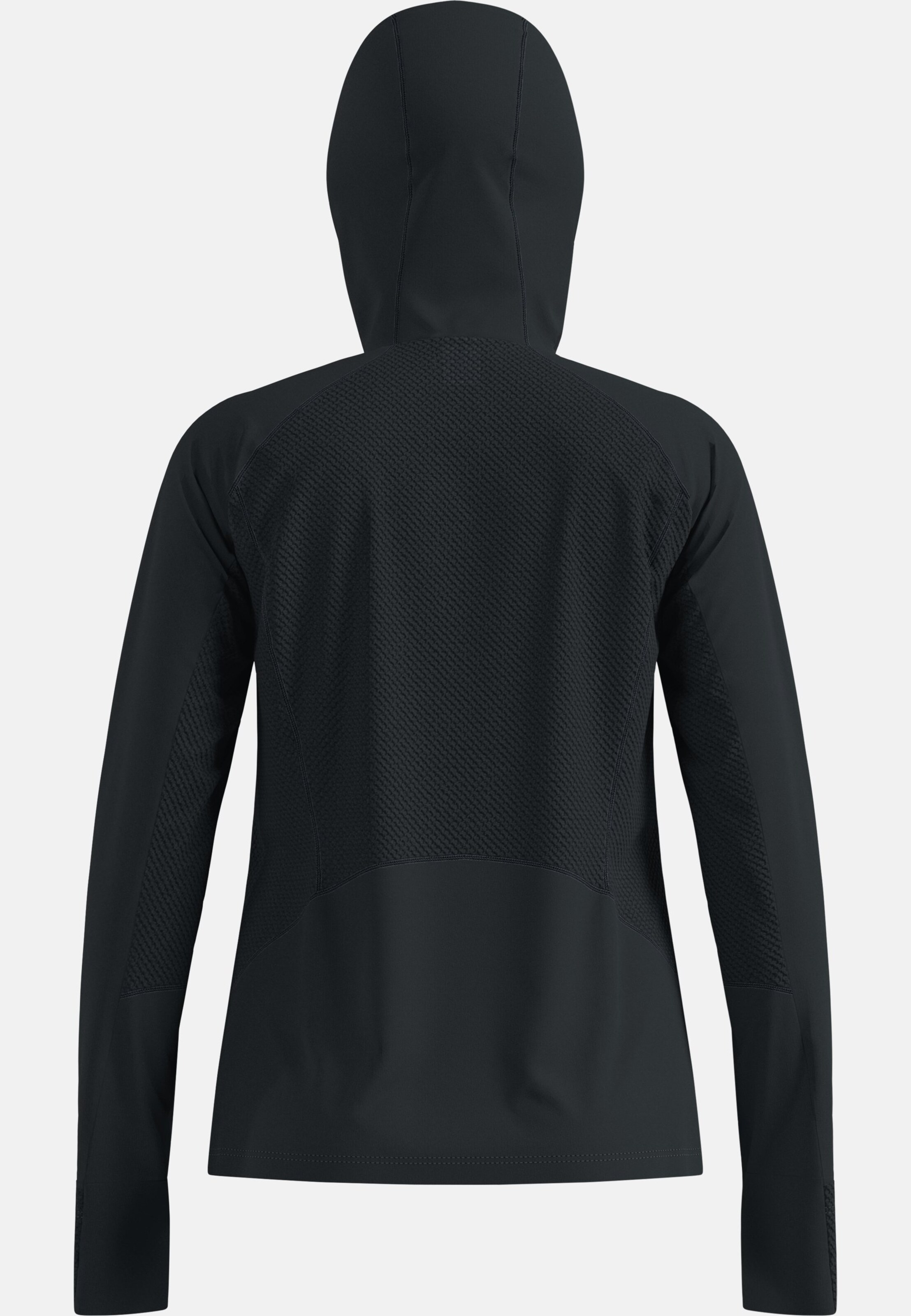 X-Alp Trailrunning-Shirt mit Halbreissverschluss und Kapuze in black