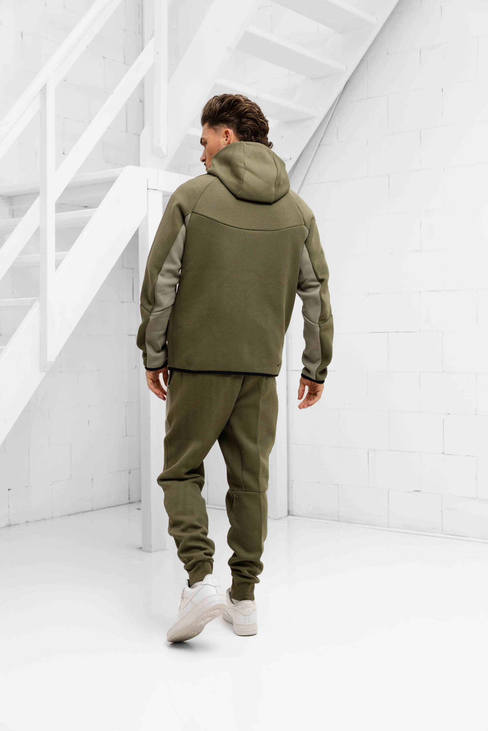 Nike Tech Fleece Trainingspak Heren Groen