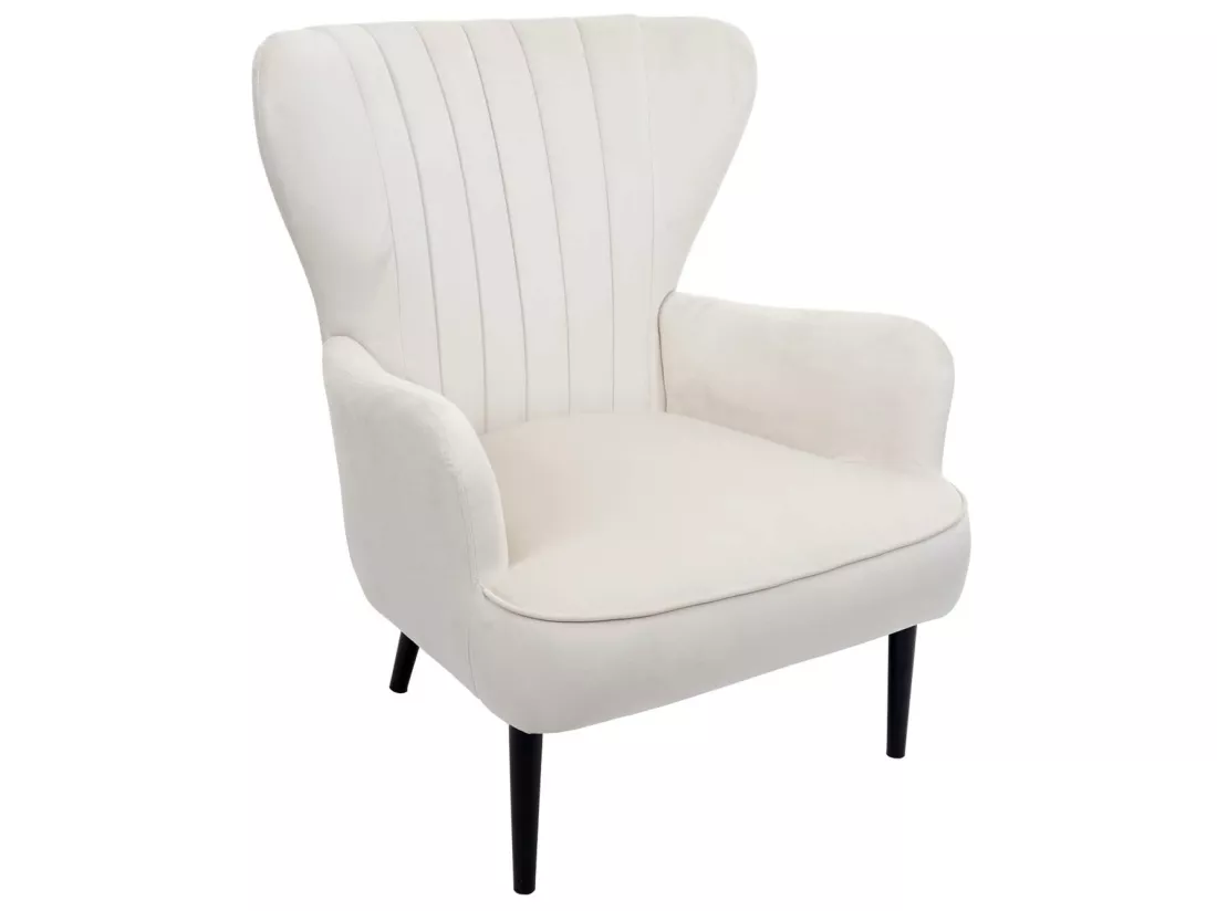 Fauteuil de salon MCW-K37, crème - beige